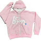 "B8RN" PINK ZIP-UP HOODIE (Pre-Order)